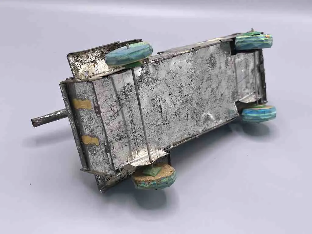 African Recycled Metal Can Toy Jeep Rocket Launcher - Burkina Faso