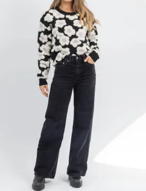 &Merci - Provincetown Floral Sweater