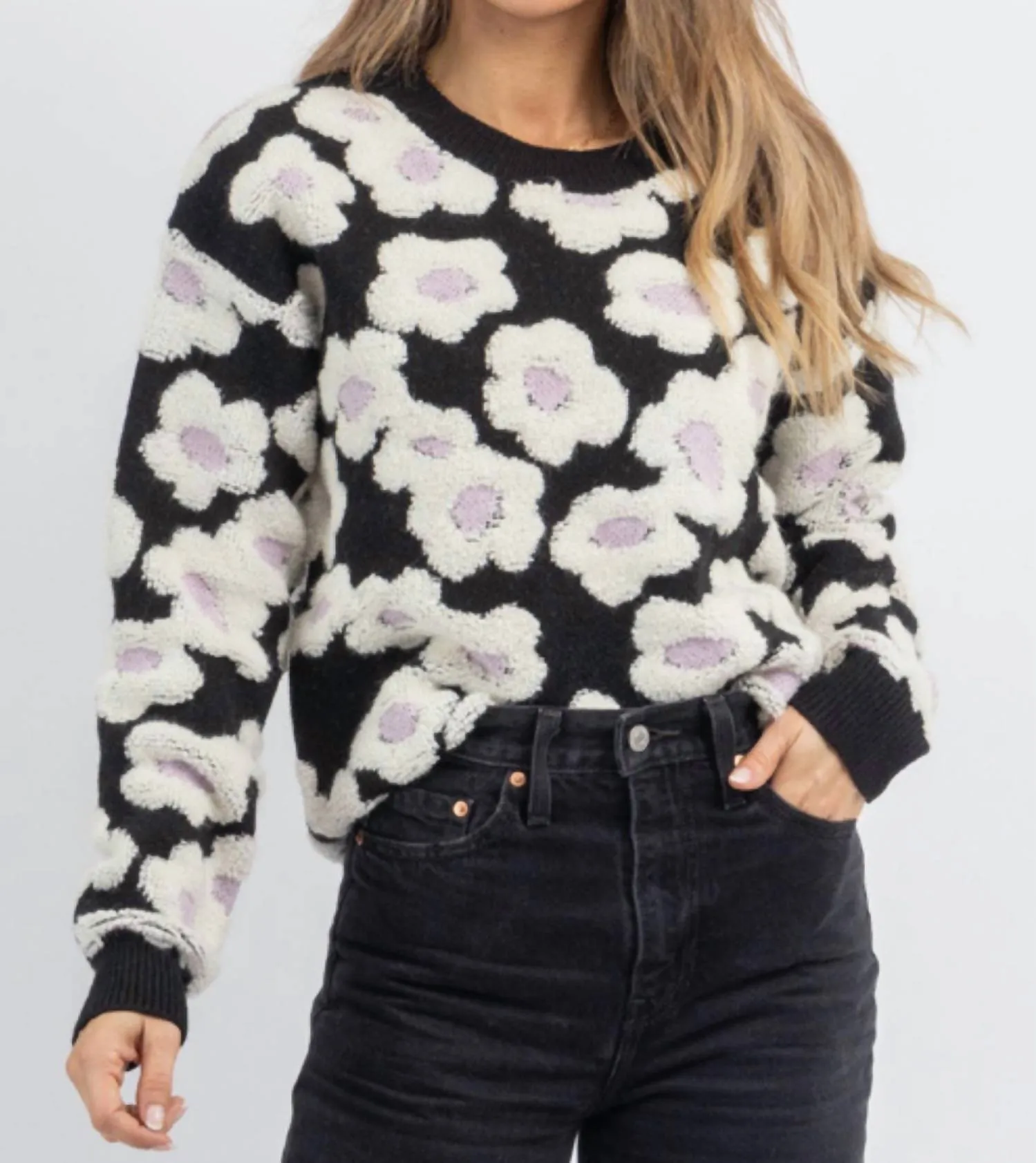 &Merci - Provincetown Floral Sweater