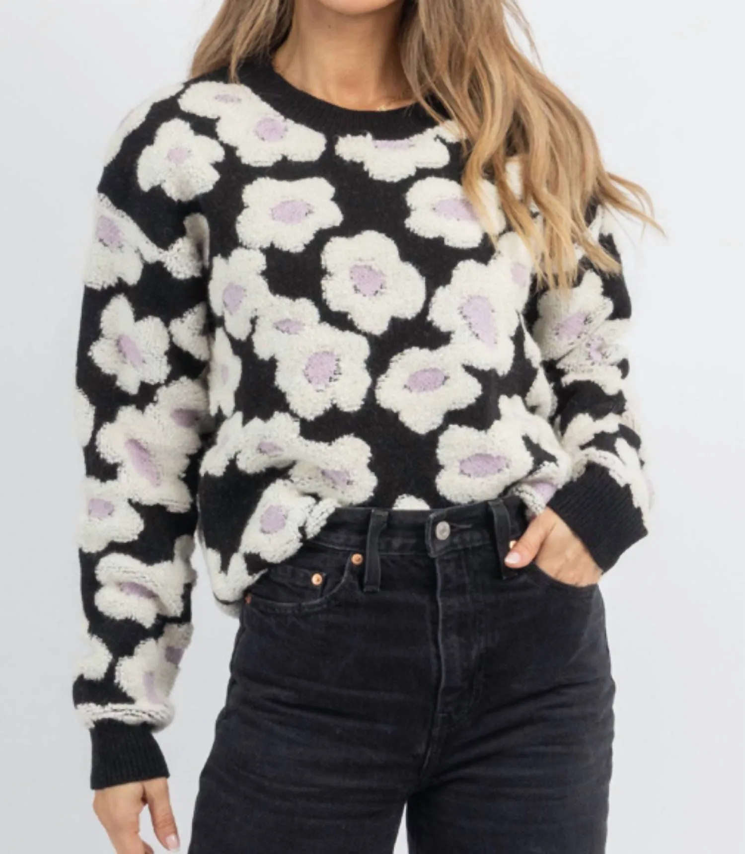 &Merci - Provincetown Floral Sweater