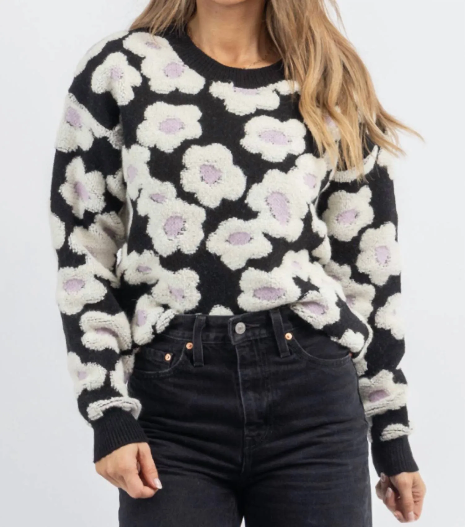 &Merci - Provincetown Floral Sweater