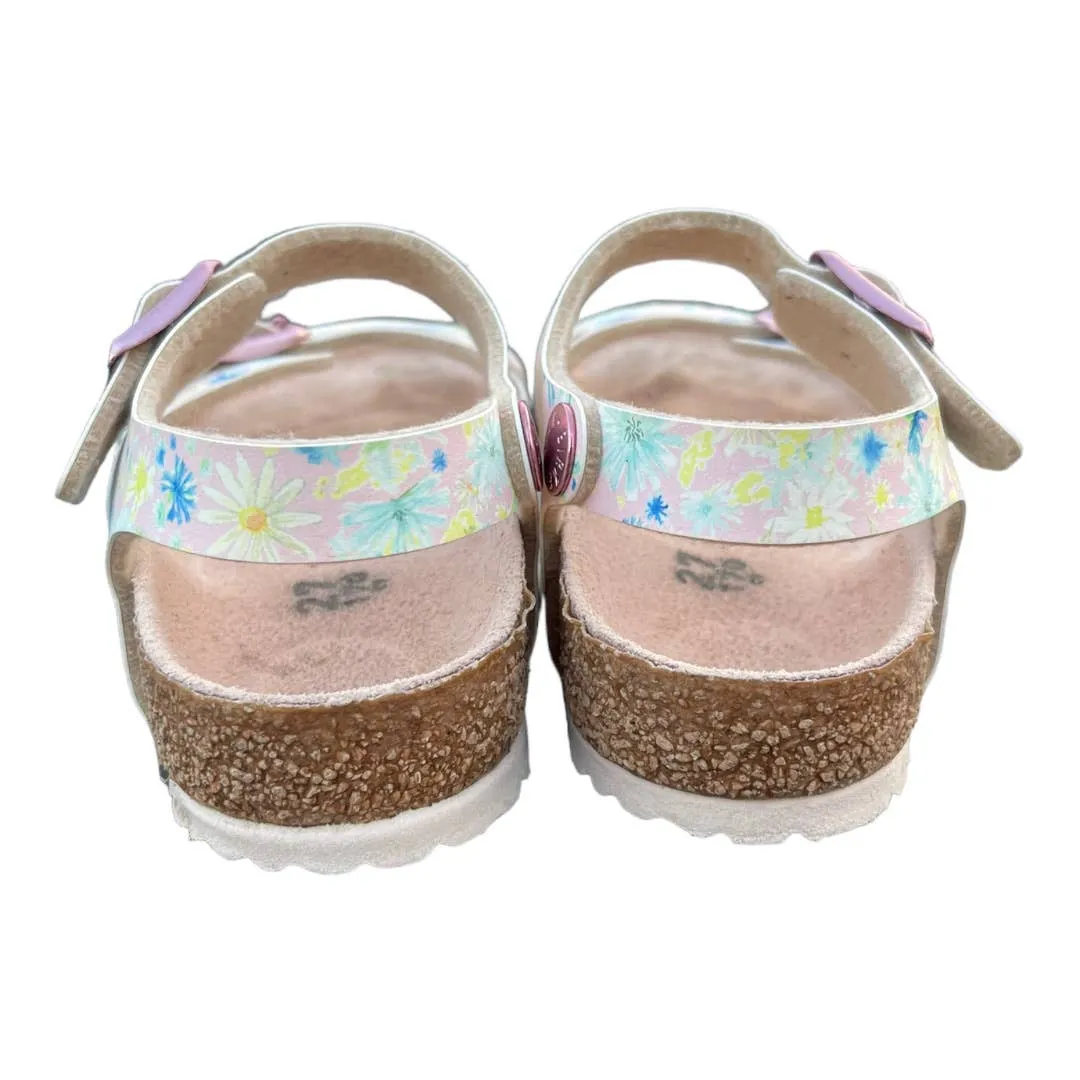 Birkenstock Kids Rio Sandals Vegan Shoes Floral Size 27 EU
