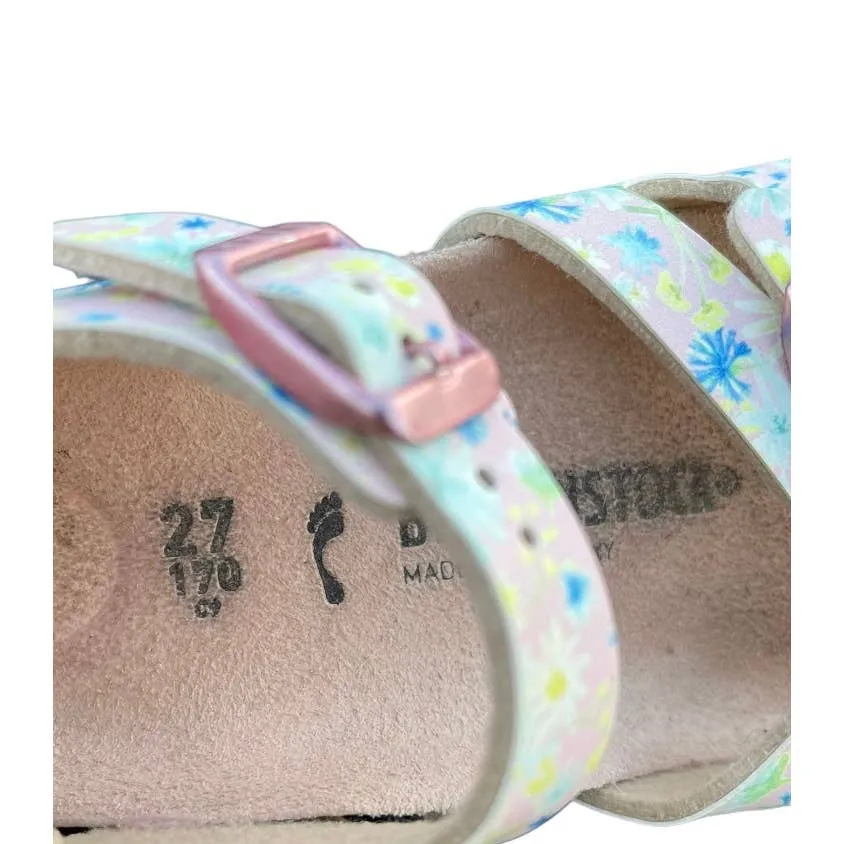 Birkenstock Kids Rio Sandals Vegan Shoes Floral Size 27 EU