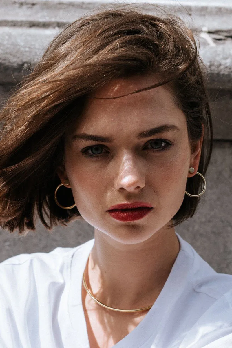 Bold Earring   Double Bold Earring SILVER