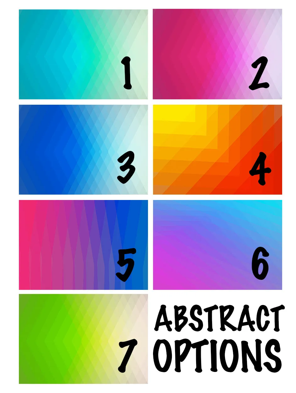 CHEER Abstract Custom Slides / Sandals - Choose your Background!