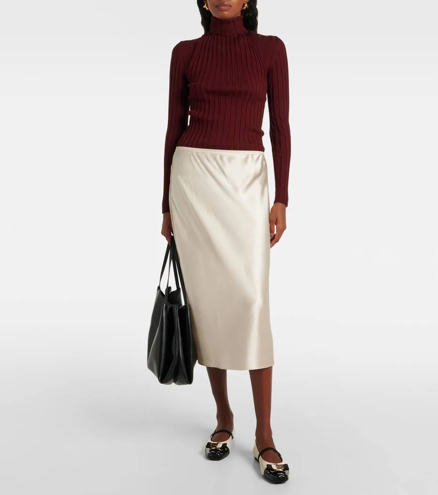 Ferragamo Zina leather ballet flats
