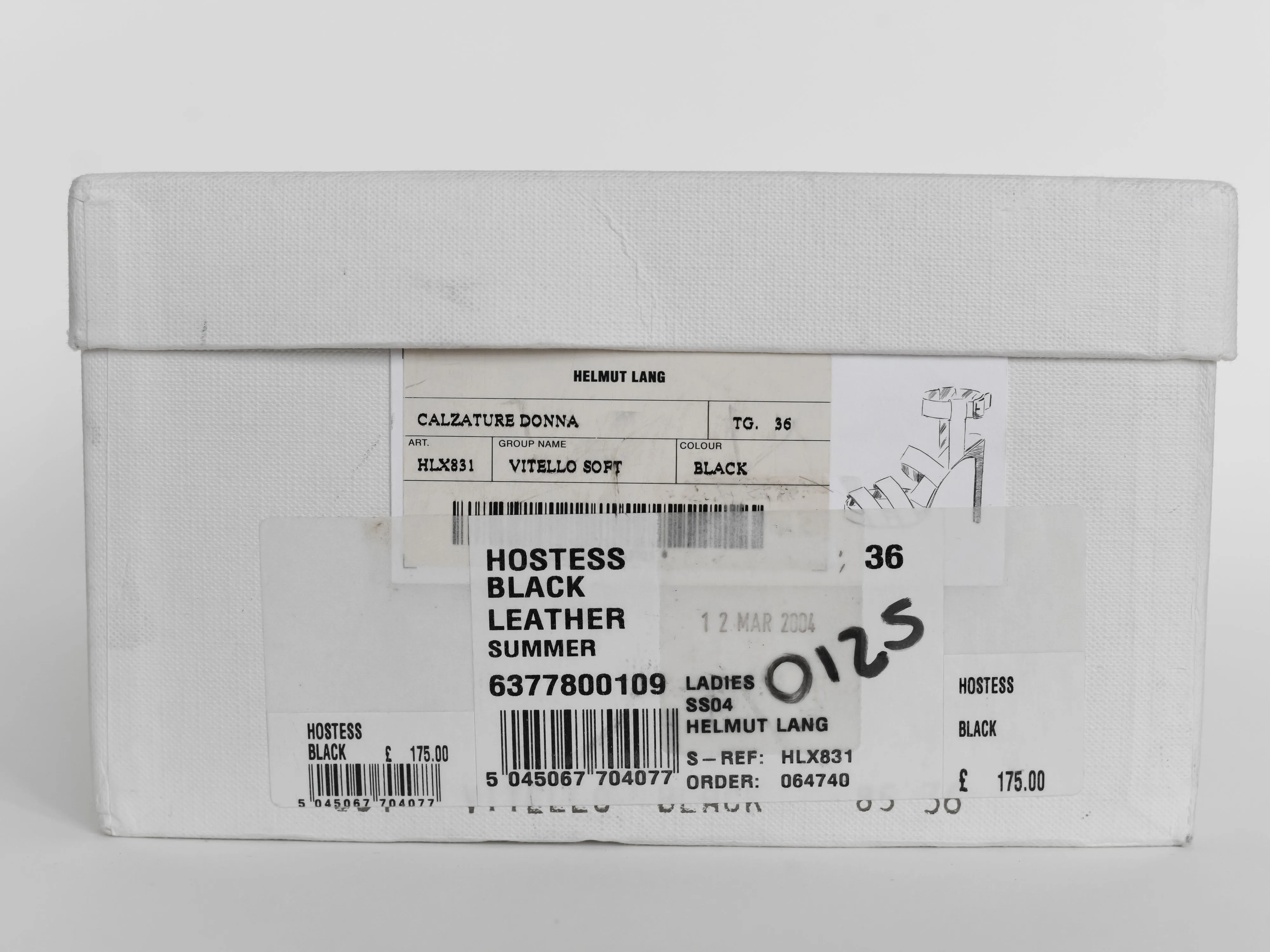 Helmut Lang SS04 Strap Heels