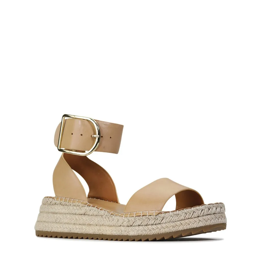 LARAH LEATHER ESPADRILLE ARCHIVE SANDAL