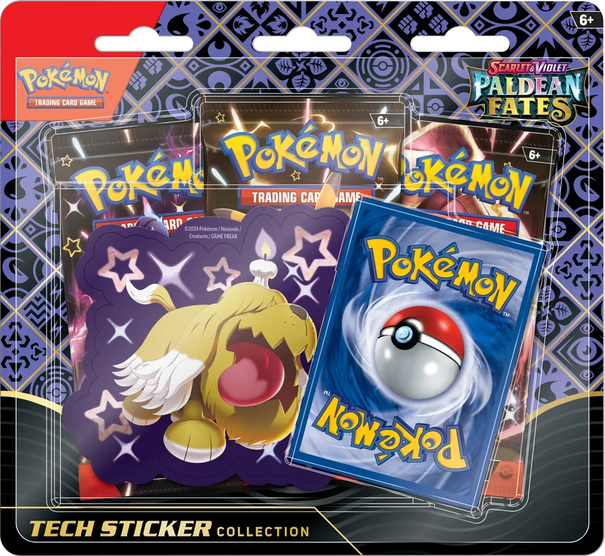 Pokemon TCG - Scarlet & Violet Paldean Fates Tech Sticker Collection