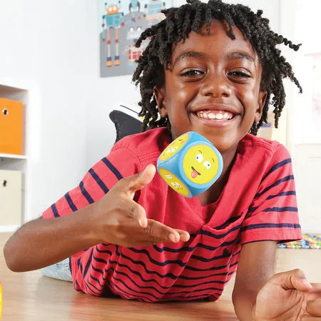 Soft Foam Emoji Cubes 4pc
