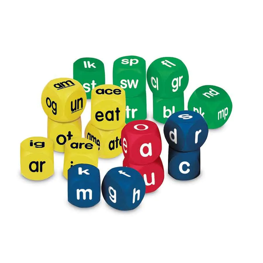 Soft Foam Phonics Cube Set 18pc