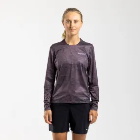 Women's AE Long Sleeve Trail Tee (Coffee)